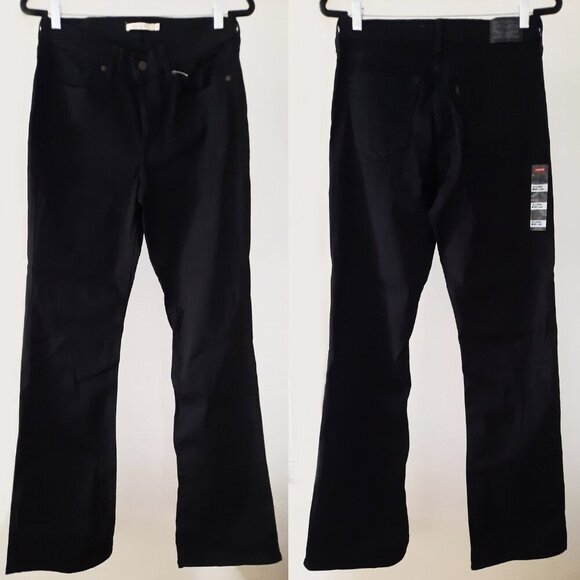Levi's Classic Bootcut Jeans Black Size 10 Long New With Tags - Picture 2 of 5